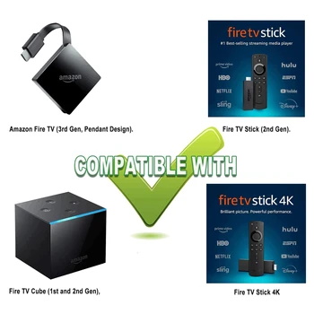 Stemme Smart Fjernbetjening L5B83H for Amazon Fire Tv Stick 4K Ild Tv Stick med Alexa Stemme Fjernbetjening