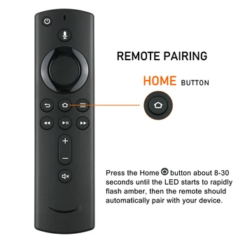 Stemme Smart Fjernbetjening L5B83H for Amazon Fire Tv Stick 4K Ild Tv Stick med Alexa Stemme Fjernbetjening