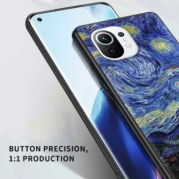 Stjerneklar Nat, Van Gogh Silikone Telefon Tilfældet For Xiaomi Mi-10T 11 Pro Note 10 A2 Lite 5G 9T Poco M3 X3 NFC CC9 8 Cover Taske Capas