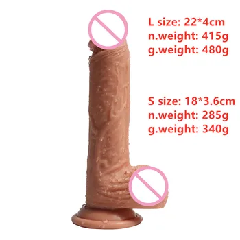 Stor Realistisk Dildo Sex Kvindelige Masturbator G-spot Wand Sex Legetøj Realistisk Penis For Kvinder, Voksne Produkt Tyk Dildo