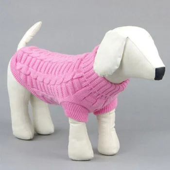 Store Søde Små Hund, Strik Udendørs Vinter Varm Hvalp Frakker Sweater, Jumper Tøj Af Høj Kvalitet 2021