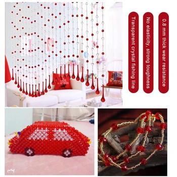 String DIY Perlebesat Gør Armbånd&Halskæde Smykker Strækning På 25 Meter Gennemsigtig Elastisk Elastisk Tov Online Balloon Linie