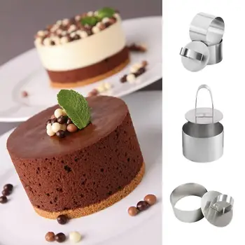 Stål Forme Til Bagning Parabol DIY Bageforme Værktøjer Cupcake Salat Dessert Dø Mousse Ring Kage, Ost Værktøj