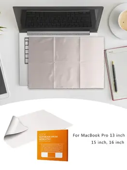 Støvtæt Beskyttende Film Til MacBook Tastatur Tæppe Dækning Laptop Skærm Rengøring Klud MacBook Pro 13/15/16 Tommer