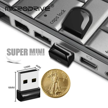 Super mini USB-Flash-Drev 64GB 128GB Vandtæt Høj Hastighed PenDrive 4GB 8GB 16GB 32GB bærbare USB-flash-drev Pendrive