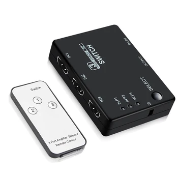 Switcher Splitter, 1080P 4K*2K HDMI-kompatibel Switch Splitter Boks 3 I 1 Ud Ultra HD-Adapter til DVD HDTV Xiaomi Xbox, PS3, PS4