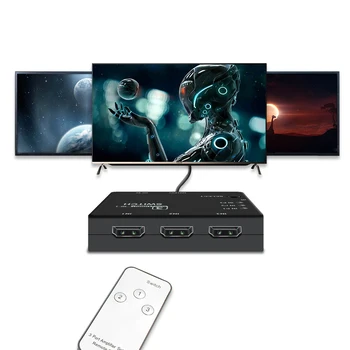 Switcher Splitter, 1080P 4K*2K HDMI-kompatibel Switch Splitter Boks 3 I 1 Ud Ultra HD-Adapter til DVD HDTV Xiaomi Xbox, PS3, PS4