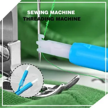 Symaskine gevindskæremaskine 2STK Threader Hoop Søm Syning Forsyninger, Tilbehør Maskine Inserter Threading Quiltning Værktøjer