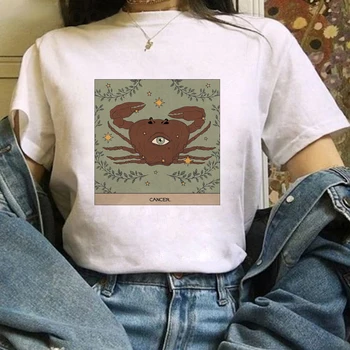 Sød T-Shirt Afslappet t-Shirt t-Shirts Mode Kvinder Tarot Kat Print T-shirts, Sjove Tøj Tegnefilm Dame Kvindelige Grafisk T-Shirt