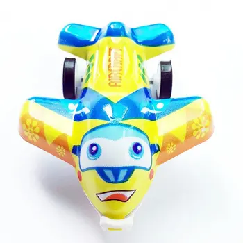 Søde Tegneserie Dyr Model Mini Fly Toy Pull-back Stil Pædagogisk Legetøj For Børn Småbørn Toy Tilfældig Farve