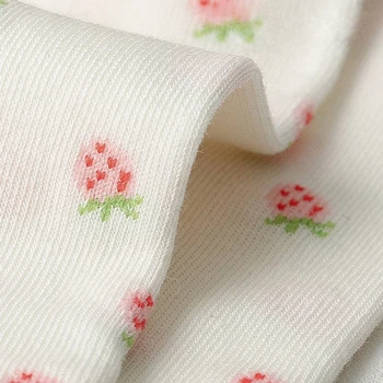 Søde sokker jordbær kawaii stribet hvid kvinder skarpetki damskie cool harajuku meias koreansk mode bomuld kvinde socken sok