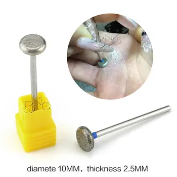 Søm Bor Negle Gel Cutter Polske Hårdmetal Neglebånd Ren Roterende Elektriske Manicure Pedicure Round Top Diamant Negle Boret
