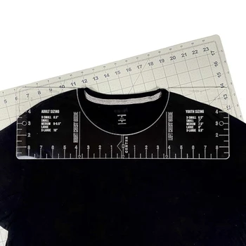 T-Shirt Tilpasning Af T-Shirt Hersker Guide T-Shirt Vinyl Guide - Sublimation DIY Håndlavet Skrædder Sy-Model Tilbehør