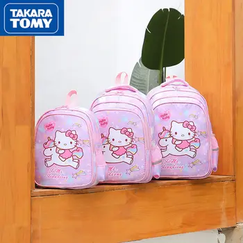 TAKARA TOMY søde tegneserie Hello Kitty ridge relief skuldertaske enkel vandtæt og modstandsdygtig over for slid børns skole taske