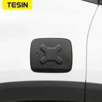 TESIN brændstoftank dæksel for Jeep Renegade 2016+ Bil Brændstof Tank Cap Cover Trim Dekoration, Klistermærke, Aluminium Tilbehør Til Jeep