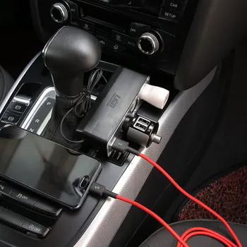TIOODRE 3-Vejs Opladeren i Bilens Cigarettænder Magt Spliter USB-Triple Bil Oplader Stik DC 12-24V Bil Cingarette Lettere