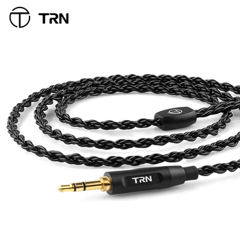 TRN A3 Hovedtelefoner Kabel med Høj Renhed Kobber Kabel Med 3,5 mm MMCX/2Pin Stik Til TRN BA5 V90S V30 V80 TRN BA8 VX