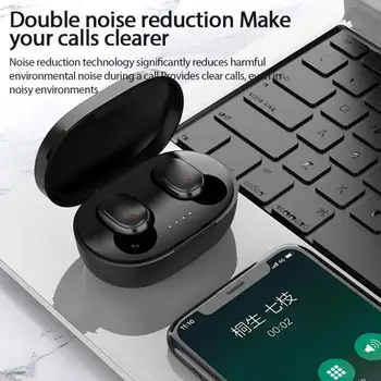 TWS Bluetooth-5.0 Øretelefoner 9D Stereo Trådløse Hovedtelefoner Stereo Headset Sport Earbuds Mikrofon Med Opladning Boks Til Smartph