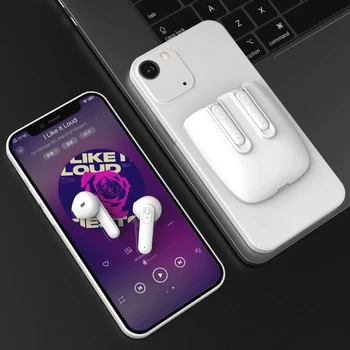 TWS Bluetooth 5.1 Hovedtelefoner Trådløse Opladning Touch Kontrol Hovedtelefon 9D Stereo Sport Vandtætte Øretelefoner Headset Med Mic