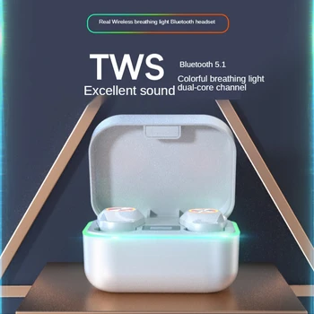 TWS M8 Bluetooth-Headset, Trådløse Sports Headset I Øret Tryk støjreduktion Stereo Til Android Og Apple Bluetooth Øretelefoner