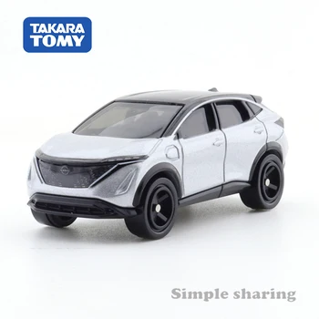 Takara Tomy Tomica No. 64 Nissan Ariya 1st Edition Skala 1/58 Bil Hot Pop Kids Legetøj, Motorkøretøjer Trykstøbt Metal Model