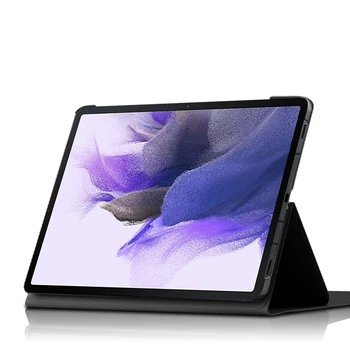 Taske Til Samsung Galaxy Tab S7 FE LTE 12.4 2021 SM-T735C SM-T735 T736 T730 Tablet-Bluetooth-Tastatur Beskyttende Dække Sagen Shell