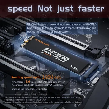 Teclast M2 SSD NVMe 128GB 256GB 512GB 1TB M. 2 2280 PCIe SSD Interne ssd-Drev til Bærbare Desktop SSD-Drev