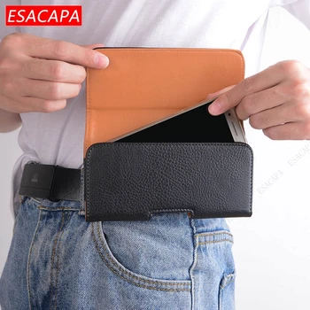 Telefonen Pose Belt Clip Læder taske til Xiaomi Redmi Bemærk, 5A 4A 4X S2 7 6 Pro 7A 8A Mi 9 Lite 8 SE A3 A2 Lite A1 Talje Bag Cover