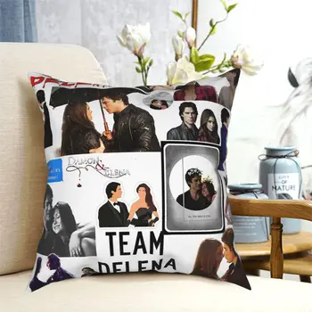 The Vampire Diaries-Team TV-Show, Pude Tilfælde, Dekoration, Puder og Kaste Pude til Sofaen Polyester Dobbelt-sidet Udskrivning