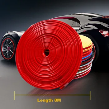 Til BMW X1 Bil hjulnavet, Rim Edge Protector Ring Dæk Strip Vagt Gummi Kofanger Mærkat Decals Fit 4 hjul
