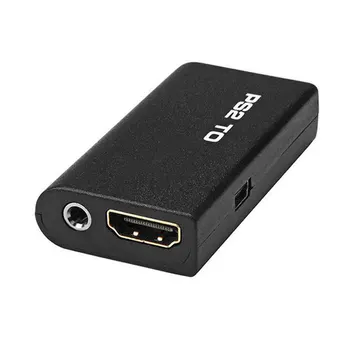 Til PS2 Til HDMI-kompatibel 480i/480p/576i Audio Video Converter-Adapter 3,5 mm Audio Output Understøtter Til PS2 visningstilstande