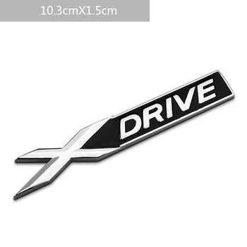 Tilbehør til bilen 3D Krom Metal XDRIVE X-DREV, Emblem, Logo Klistermærke Badge Decal Bil Styling Til BMW X1 X3 X6 E36 E90 F10, F30 e46