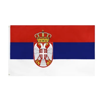Tilsvarende 90x150cm SRB RS Republika Srbija Serbien Flag