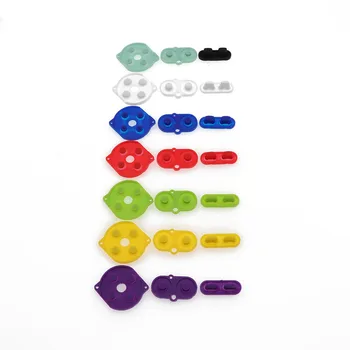 TingDong Silikone Gummi, Ledende Knap & Farverige Plast D-Pads A B tænd-SLUK-Knapper Tastaturer til Gameboy Color GBC
