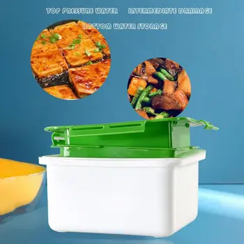 Tofu Squeezer Sikker, Ikke-giftige Og Fashionable Madlavning Vand Fjernelse Tryk på Maskine Hjem Køkken tidsbesparende Tryk på Afløb