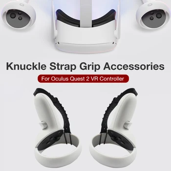 Touch Controller Grip Kno Strop Til Oculus Quest 2 VR Headset Håndledsrem Anti-Kaste Håndtere Beskyttende Vr Tilbehør