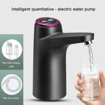 Touch Skifte Vand Flaske, Pumpe 19 Liter Vand Dispenser USB-Genopladelige El-Vand-Pumpe Bærbare Automatiske Drikke