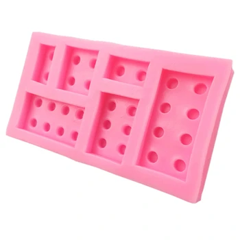 Toy blok form af silikone, gelé skimmel kage dekoration værktøjer, slik, chokolade fudge skimmel
