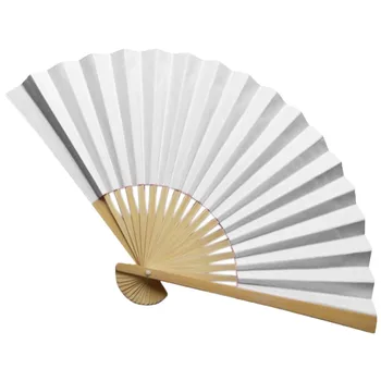 Traditionelle Kinesiske Fans Håndholdt Fans Papir, Bambus Folde Fans Håndholdte Foldet Fan For Kirken Bryllup Hånd, Der Holder Fans Indretning