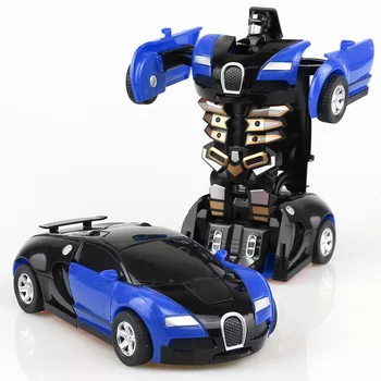 Transformation Model Robot Legetøj Bil Kids Classic Plastic Legetøj Action & Toy Tal Plast Uddannelse Dreng Gave