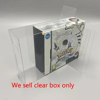 Transparent PET Indsamling, Opbevaring Sag Display box Til Pokemon Heart Gold og Soul Silver EU version beskyttelse box