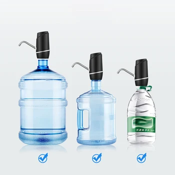 Transportabel vandflaske Pumpe Mini Løbet Vand Elektrisk Pumpe USB-Genopladelige Husstand Automatisk at Drikke Vand Dispenser