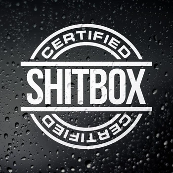 Tre Ratels FD423 Certificeret Shitbox Vindue Vinyl Decals Mærkat Kreative Bil Organ, værdiboks til bærbar Dekorativt Mærkat