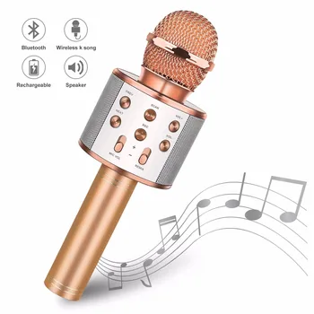 Trådløs Bluetooth-Karaoke Mikrofon Håndholdte Mikrofon Lyd til Børn Musikalske Scene Toy Mikrofon Gave Til børn Børn Gave