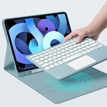 Trådløse koreanske russisk, arabisk, spansk Tastatur Cover Til Samsung Galaxy Tab A7 10.4 2020 Tilfældet med Tastatur Til SM-T500 T505