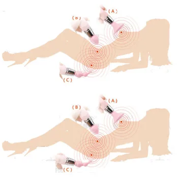 Tunge Vibratorer Tre-stykke Græskar Mini AV Stang vibration Massage Sex Shop Mundtlig Slikning Klitoris Stimulator sexlegetøj Til Kvinde