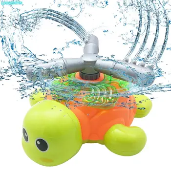 Turtle Sprinkler For Kids Legetøj med 6 kanal Rør Vand til Sprinkleranlæg Til Børn Udendørs Leg-Udendørs Vand Spiller Sprinklere