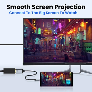 Type C til rj45/VGA/DP/HDMI-kompatibel/Mini DP-Konverter Kabel 4K-60HZ USB 3.1 Type C Adapter Til MacBook Huawei Pro Samsung