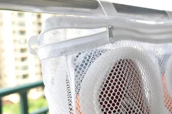 Tøjvask Tasker Sko Hængende Tør Sneaker Mesh Vask Maskine, Opbevaring i Hjemmet Arrangør Tilbehør Gear Ting 2020 HOT