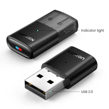 UGREEN USB Bluetooth-5.0 Sender Lyd Adapter Til Airpods PC PS4 Pro Nintendo Skifte Bluetooth-Adapter TV-Tilstand